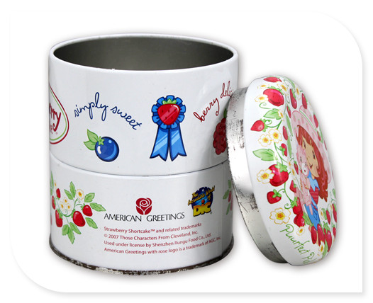 精美糖果包裝鐵罐子 精美糖果包裝鐵罐子側面圖