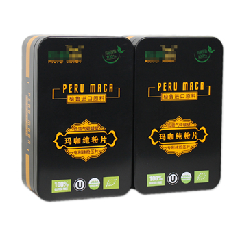 瑪咖純粉片包裝鐵盒