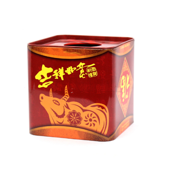 方形開窗馬口鐵紙巾盒