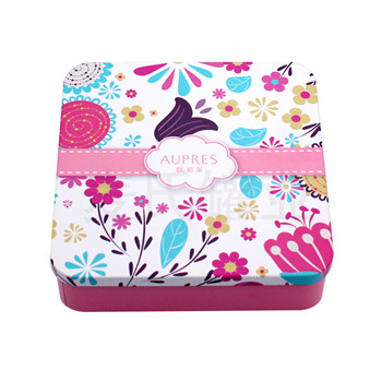 方形化妝品鐵盒,面貼膜鐵盒,面膜鐵盒包裝