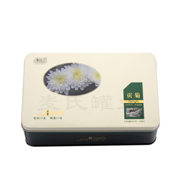 黃山貢菊鐵盒,菊粉鐵盒包裝,保健品包裝盒