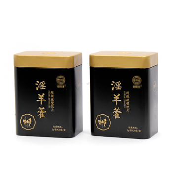 淫羊藿超微破壁飲片馬口鐵罐,中藥顆粒飲片鐵罐加工廠