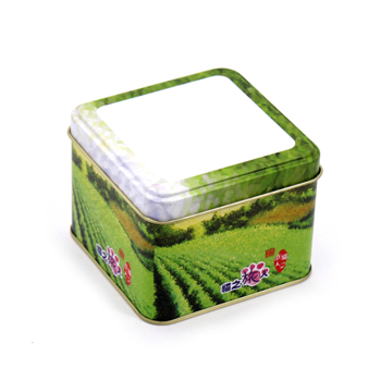 新疆羅布麻茶鐵罐包裝,方形茶鐵罐