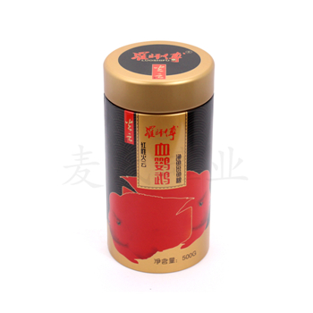 一斤裝血鸚鵡增紅魚飼料鐵罐包裝,寵物飼料鐵罐加工廠