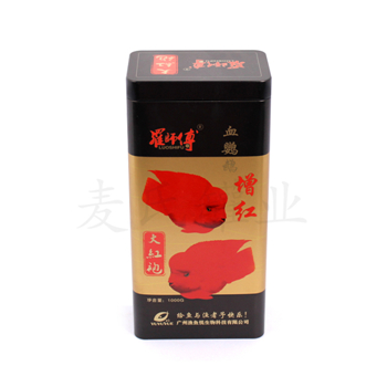 大容量寵物飼料鐵皮盒子,血鸚鵡增紅飼料金屬鐵盒