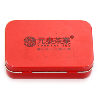 紅茶小鐵盒子,翻蓋茶業鐵盒包裝