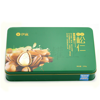 紅松果仁馬口鐵罐包裝,腰果小鐵罐