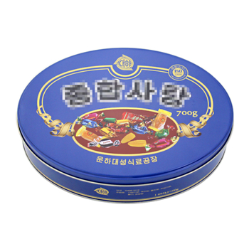 橢圓形糖果鐵盒禮盒包裝_糖果馬口鐵盒包裝