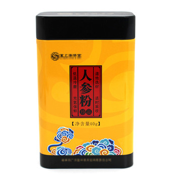長方形復(fù)古人參粉馬口鐵盒_醫(yī)藥保健品通用包裝鐵罐廠家定制
