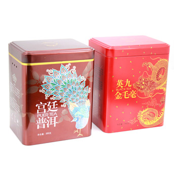 長方形茶葉馬口鐵盒_茶葉鐵盒包裝生產廠家