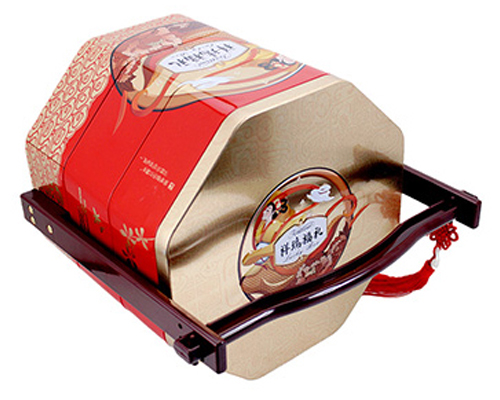 手提月餅大鐵盒包裝定制工廠 手提月餅大鐵盒包裝定制工廠